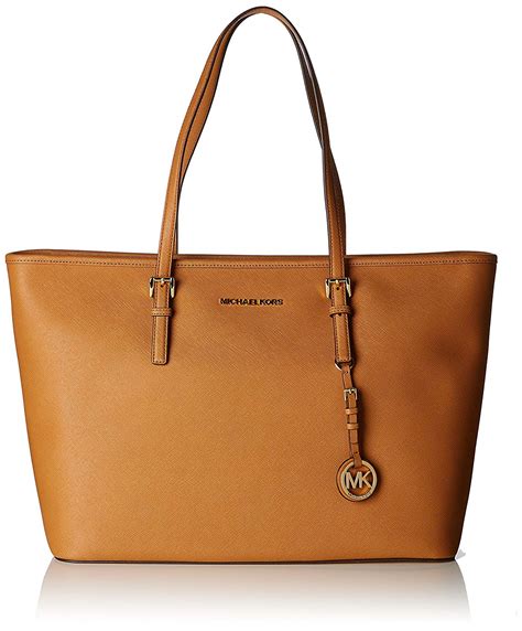 michael michael kors jet set travel shopper van saffianoleer|Jet Set Travel Extra.